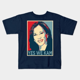 Yes We Kam | Kamala Harris Poster | Biden Harris 2024 Kids T-Shirt